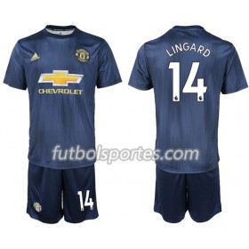 Camisetas Manchester United LINGARD 14 Niño Tercera Equipacion 2018/2019